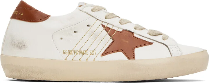 Golden Goose SSENSE Exclusive White Super-Star Sneakers
