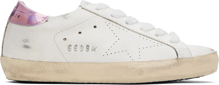 Golden Goose SSENSE Exclusive White Super-Star Sneakers