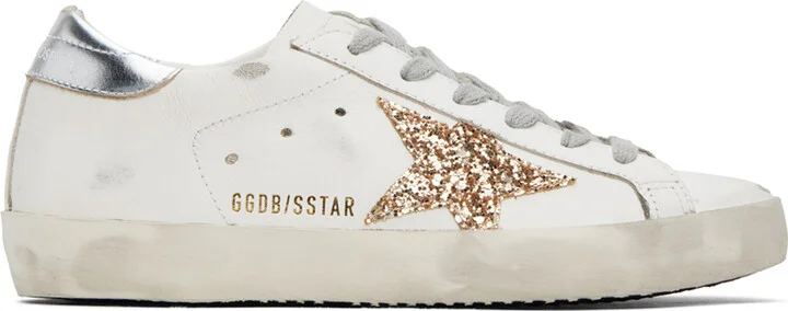 Golden Goose SSENSE Exclusive White Super-Star Sneakers