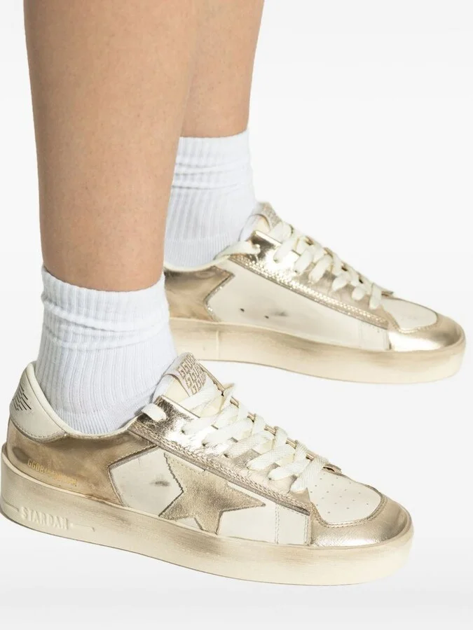 Golden Goose Stardan Leather Sneakers - Image 5