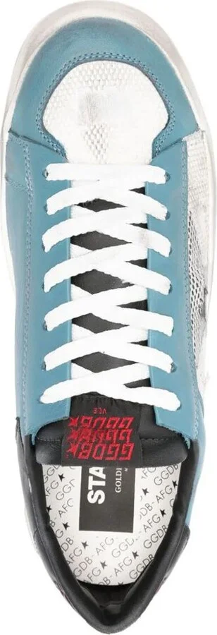 Golden Goose "Stardan" Leather Upper With Net Sneakers Shoes - Image 2