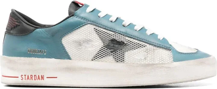 Golden Goose "Stardan" Leather Upper With Net Sneakers Shoes