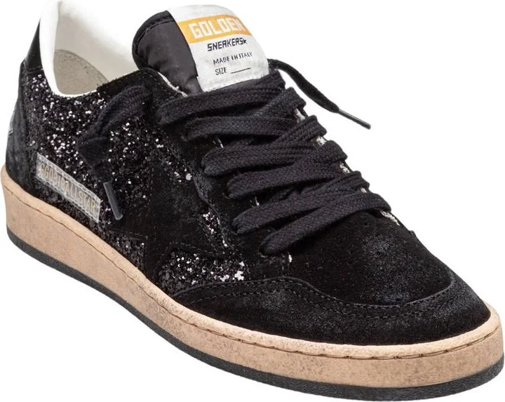 Golden Goose Suede And Glitter Sneakers - Image 2