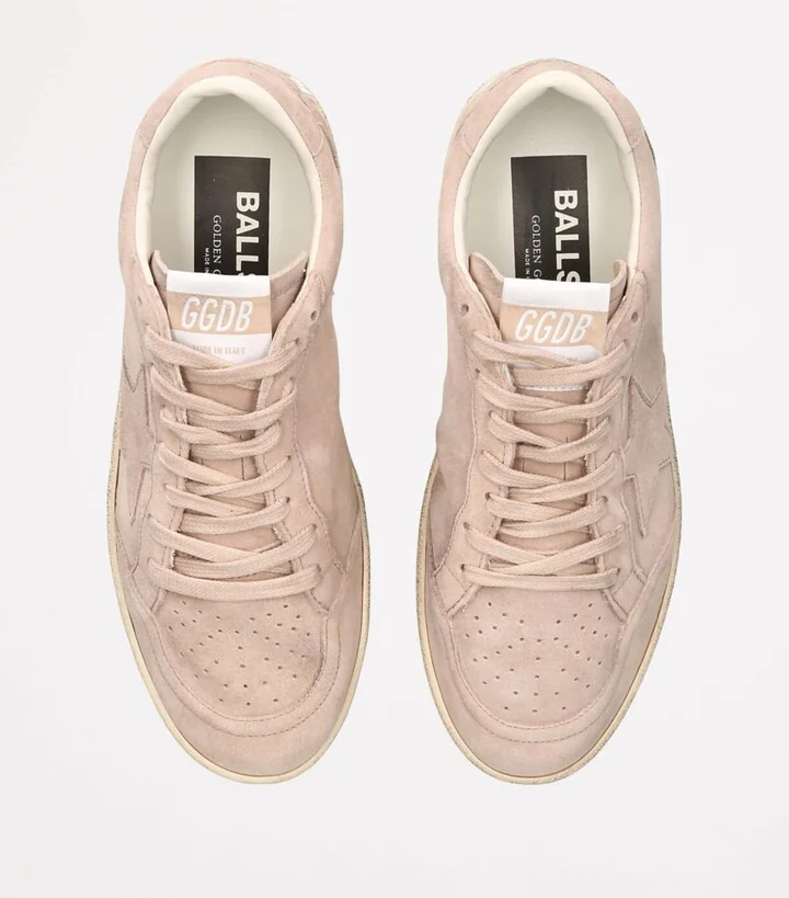 Golden Goose Suede Ball Star Low-Top Sneakers - Image 4