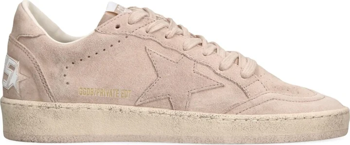 Golden Goose Suede Ball Star Low-Top Sneakers