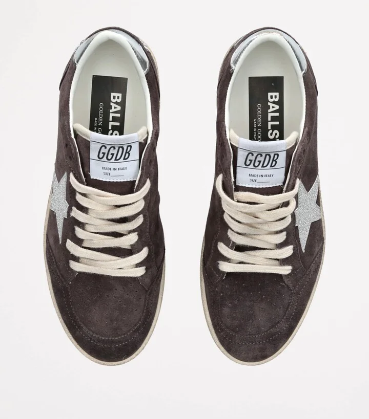 Golden Goose Suede Ballstar Sneakers - Image 4