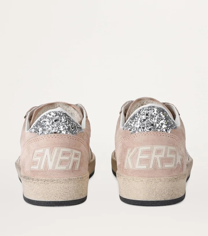 Golden Goose Suede Embellished Ball Star Sneakers - Image 3