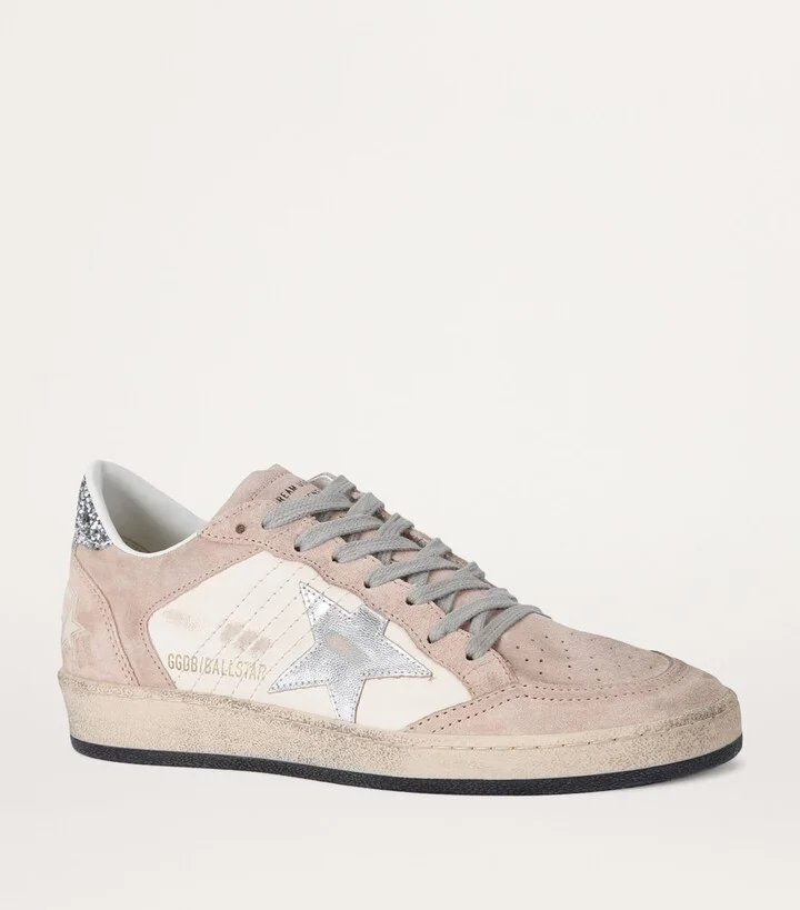 Golden Goose Suede Embellished Ball Star Sneakers - Image 4
