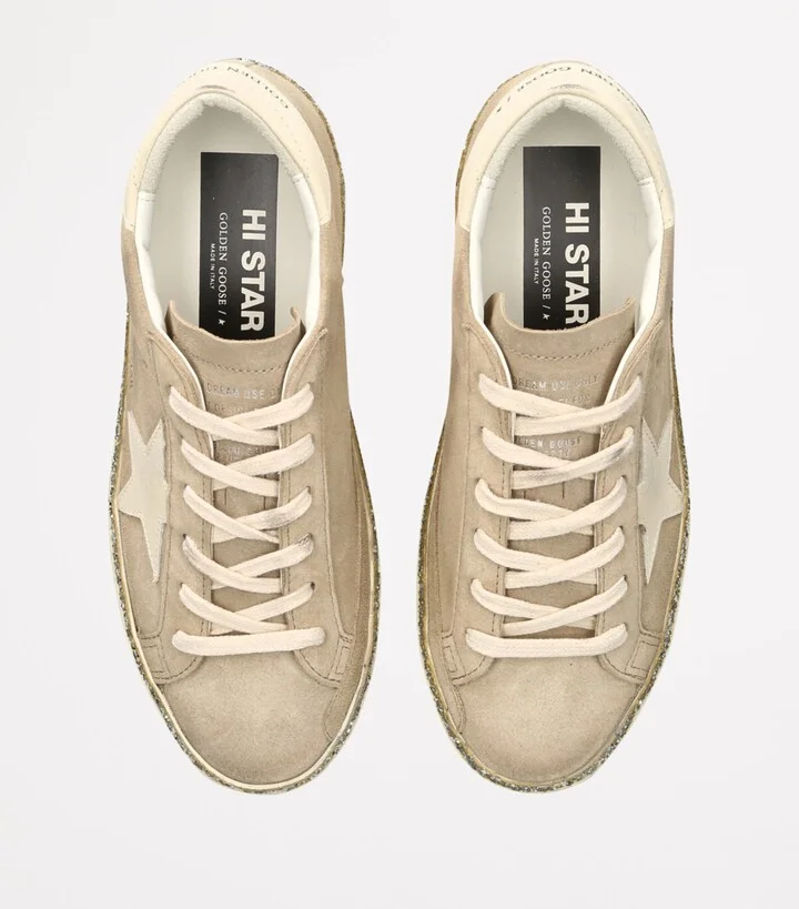 Golden Goose Suede Hi Star Low-Top Sneakers - Image 4