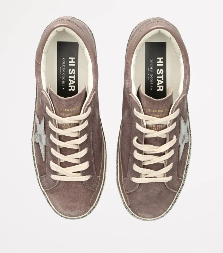 Golden Goose Suede Hi Star Sneakers - Image 4