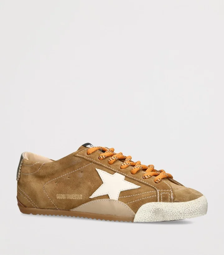 Golden Goose Suede-Leather True Star Sneakers - Image 3