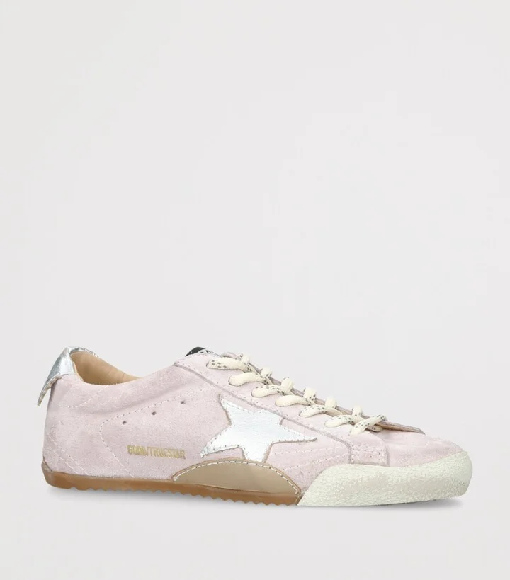 Golden Goose Suede-Leather True Star Sneakers - Image 3