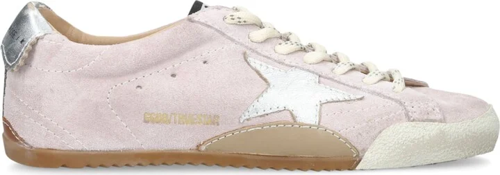 Golden Goose Suede-Leather True Star Sneakers