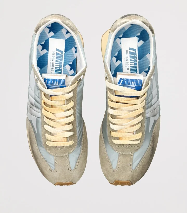 Golden Goose Suede Marathon Runner Sneakers - Image 4