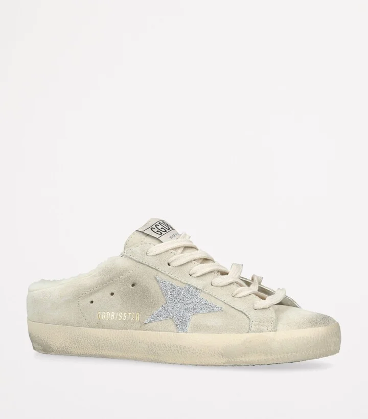 Golden Goose Suede Super-Star Sabot Sneakers - Image 3