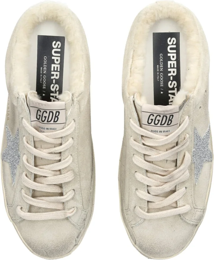 Golden Goose Suede Super-Star Sabot Sneakers - Image 4