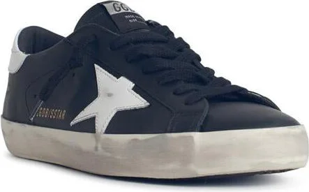 Golden Goose 'Super-Star Classic' Black Leather Sneakers - Image 2