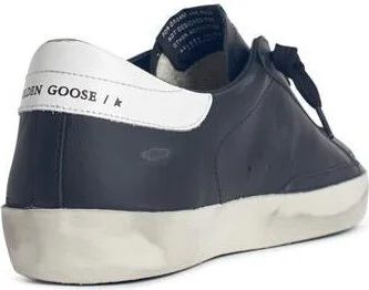 Golden Goose 'Super-Star Classic' Black Leather Sneakers - Image 3