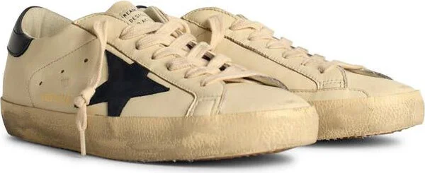 Golden Goose Super-Star Classic Sneakers In White Nappa Leather - Image 2