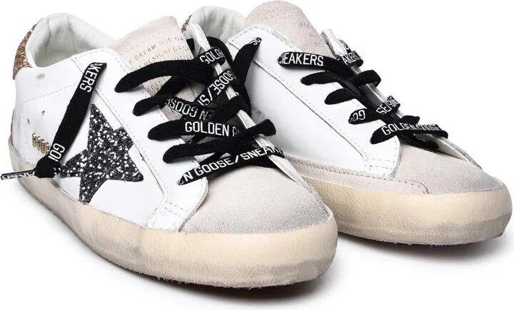 Golden Goose 'Super-Star Classic' White Leather Sneakers - Image 2