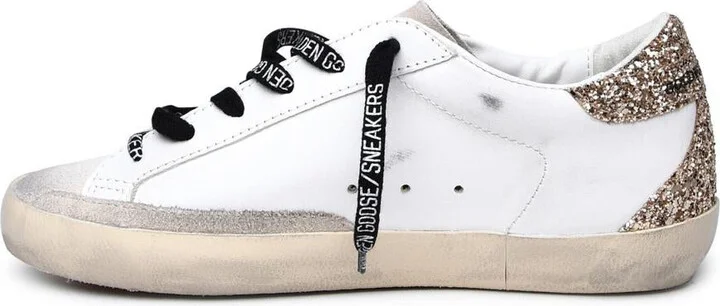 Golden Goose 'Super-Star Classic' White Leather Sneakers - Image 3