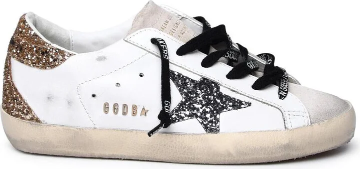 Golden Goose 'Super-Star Classic' White Leather Sneakers