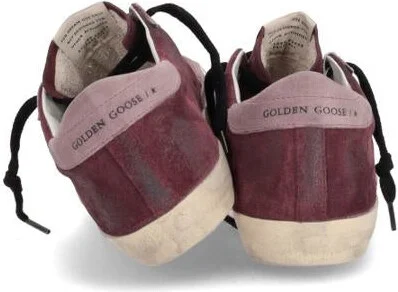 Golden Goose Super-Star Classic With List Suede Upper Toe And Heel Crystal Fabric Star - Image 2