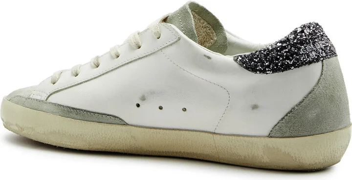 Golden Goose Super-star Distressed Leather Sneakers - Image 2