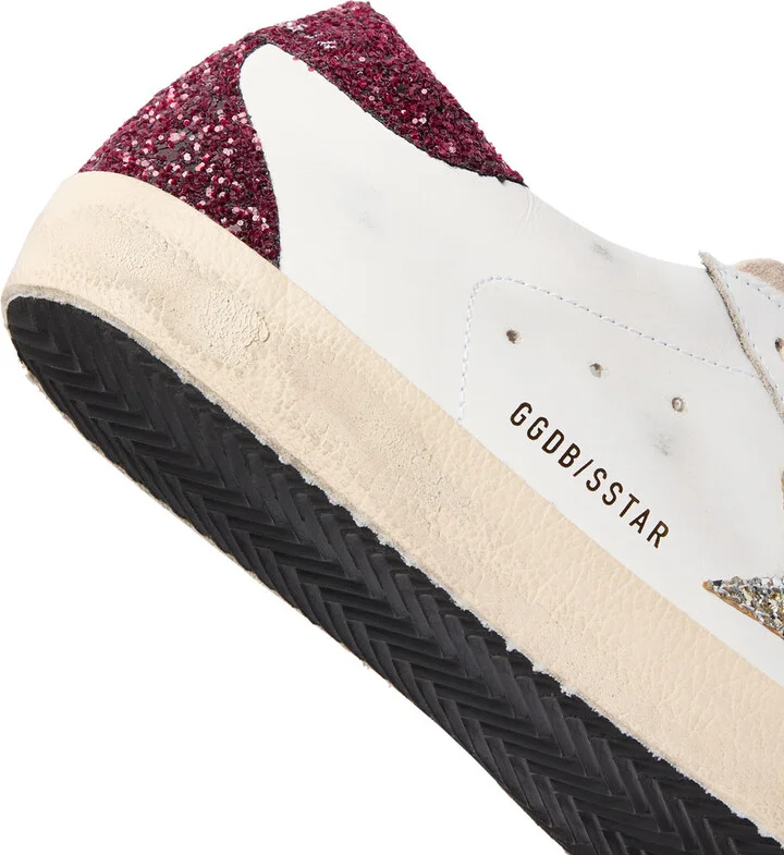 Golden Goose Super-star Distressed Leather Sneakers - Image 4
