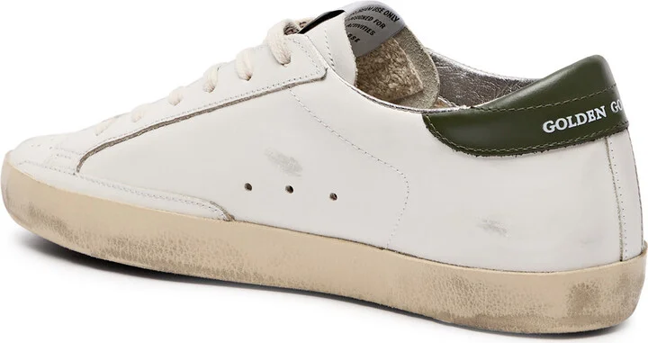 Golden Goose Super-star Distressed Leather Sneakers - Image 2
