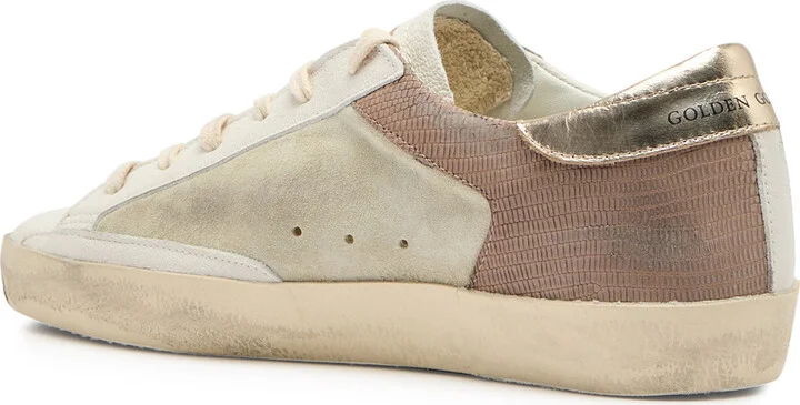 Golden Goose Super-star Distressed Leather Sneakers - Image 2