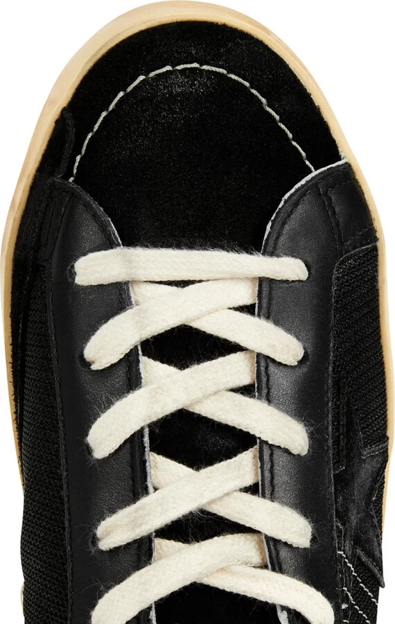 Golden Goose Super-star Distressed Mesh Sneakers - Image 4