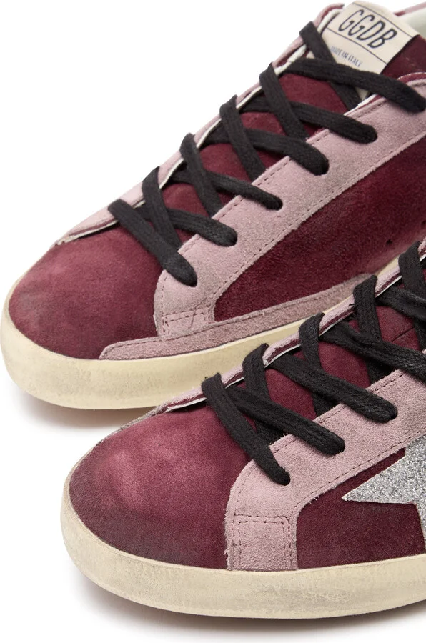 Golden Goose Super-star Distressed Suede Sneakers - Image 3