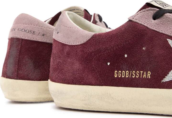 Golden Goose Super-star Distressed Suede Sneakers - Image 4