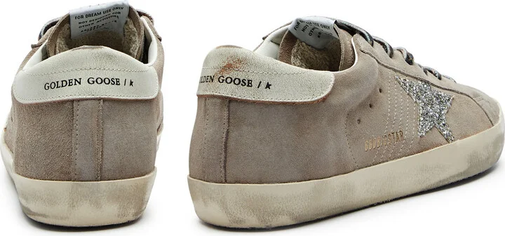 Golden Goose Super-star Distressed Suede Sneakers - Image 3