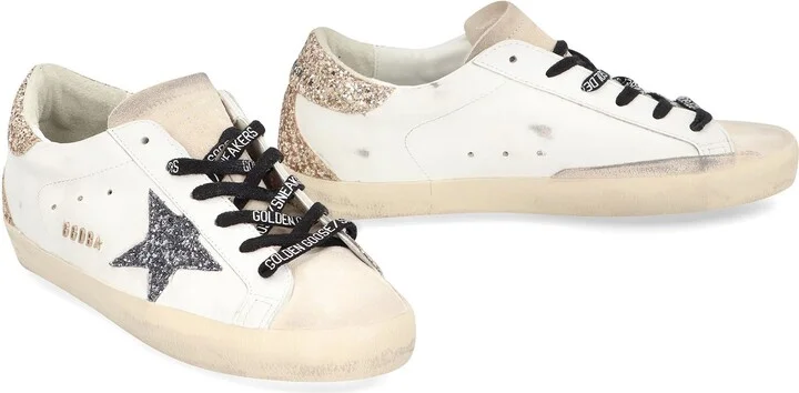 Golden Goose Super-Star Leather Low-Top Sneakers - Image 3