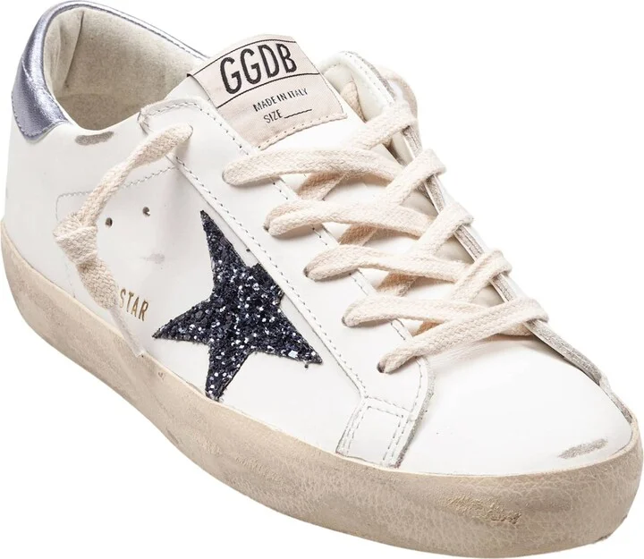 Golden Goose Super Star Leather Sneakers Black And White - Image 2