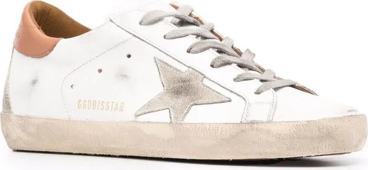 Golden Goose Super-Star Leather Upper And Heel Suede Star And Heel - Image 2