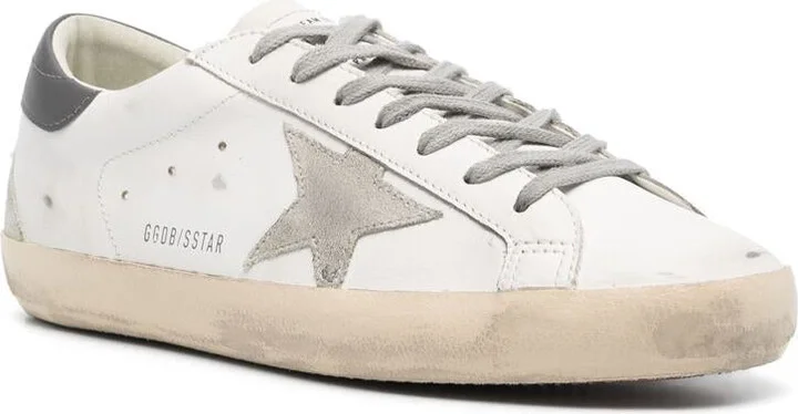 Golden Goose Super Star Leather Upper And Heel Suede Star And Spur - Image 2