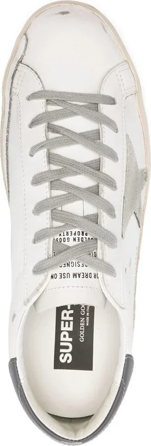 Golden Goose Super Star Leather Upper And Heel Suede Star And Spur - Image 4