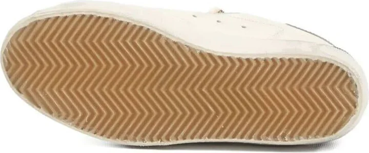 Golden Goose "Super Star" Leather Upper And Toe Laminated Star Coconut Print Heel And Spur Shoes - Image 3