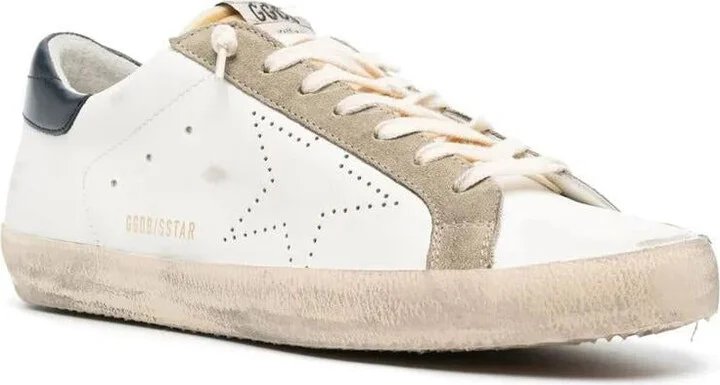 Golden Goose "Super Star" Leather Upper Foam Tongue Skate Star Shiny Leather Heel Sneakers Shoes - Image 2