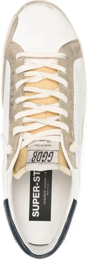 Golden Goose "Super Star" Leather Upper Foam Tongue Skate Star Shiny Leather Heel Sneakers Shoes - Image 3