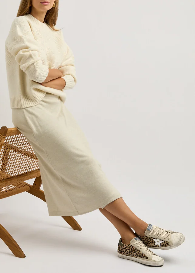 Golden Goose Super-star Panelled Calf-hair Sneakers - Image 5