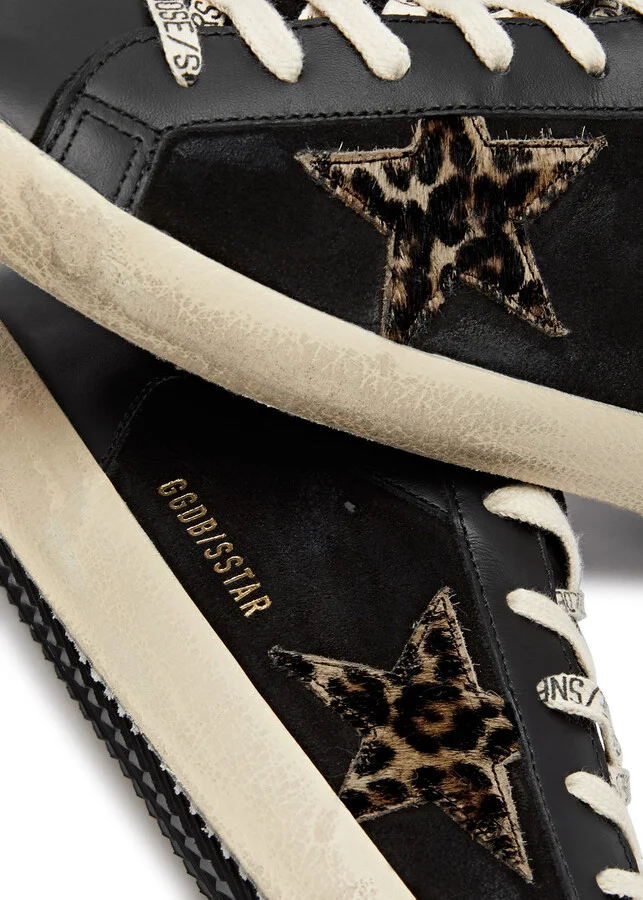 Golden Goose Super-star Panelled Leather Sneakers - Image 3