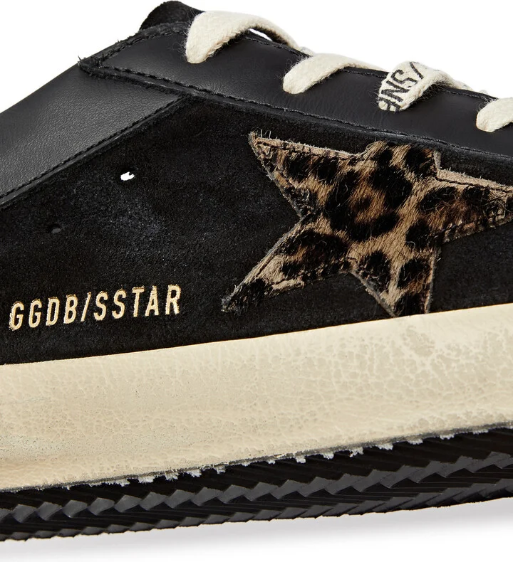 Golden Goose Super-star Panelled Leather Sneakers - Image 4