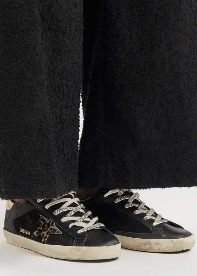 Golden Goose Super-star Panelled Leather Sneakers - Image 5