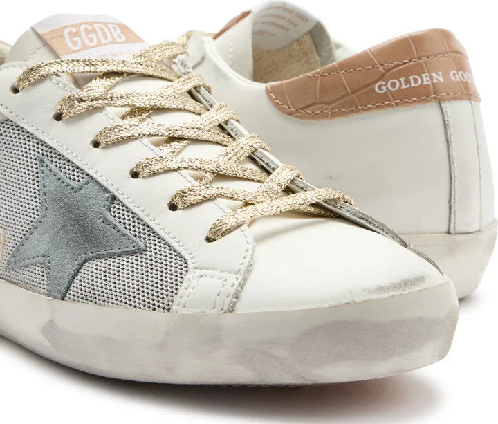 Golden Goose Super-star Panelled Leather Sneakers - Image 3