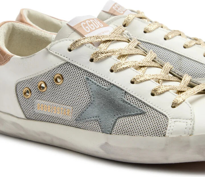 Golden Goose Super-star Panelled Leather Sneakers - Image 4