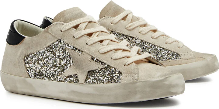 Golden Goose Super-star Panelled Suede Sneakers - Image 2